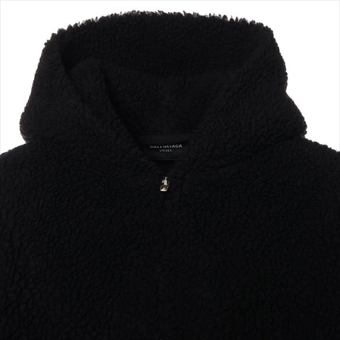 バレンシアガ BALENCIAGA Size:XXS 810102 ボアフリース　 24年 ポリエステル ジャケット ブラック WS15208