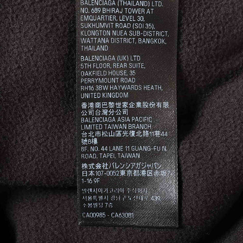 BALENCIAGA Size:XXS 810102 Boa fleece 24 years polyester Jacket black WS15208