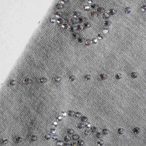 GUCCI Size:S 770187 Stone-embellished cotton set-up suit Light gray WS15209