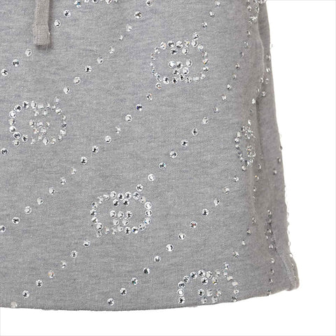 グッチ GUCCI Size:S 770187 ストーン付 コットン セットアップ スーツ ライトグレー WS15209