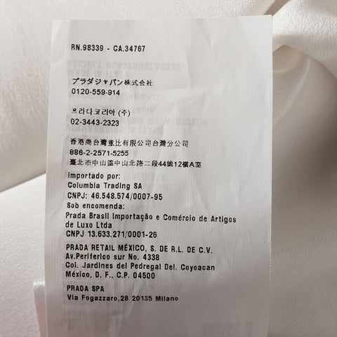 ミュウ ミュウ Miu Miu Size:38 MF1960 ビジュー付 コットン ワンピース ブルー×ホワイト WS15210