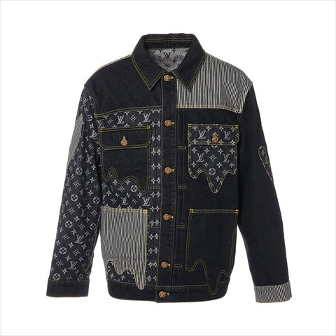 ルイ・ヴィトン LOUIS VUITTON ×NIGO モノグラム 22SS  Size:50 RM221M ジャケット ブラック WS15211