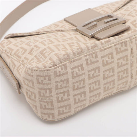 フェンディ FENDI ズッキーノ キャンバス×レザー8BR003 ショルダーバッグ ベージュ WS15214