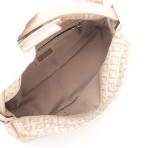 フェンディ FENDI ズッキーノ キャンバス×レザー8BR003 ショルダーバッグ ベージュ WS15214