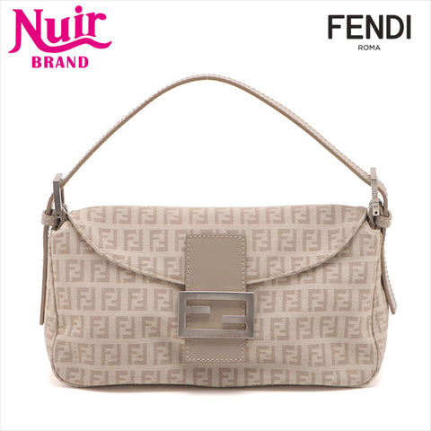 フェンディ FENDI ズッキーノ キャンバス×レザー8BR003 ショルダーバッグ ベージュ WS15214