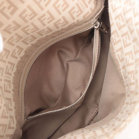フェンディ FENDI ズッキーノ キャンバス×レザー8BR003 ショルダーバッグ ベージュ WS15214