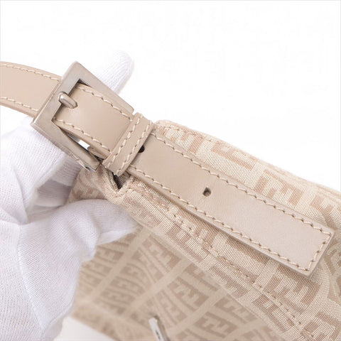 フェンディ FENDI ズッキーノ キャンバス×レザー8BR003 ショルダーバッグ ベージュ WS15214
