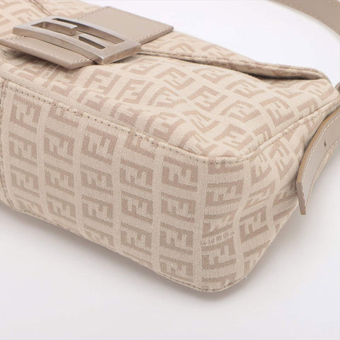 フェンディ FENDI ズッキーノ キャンバス×レザー8BR003 ショルダーバッグ ベージュ WS15214