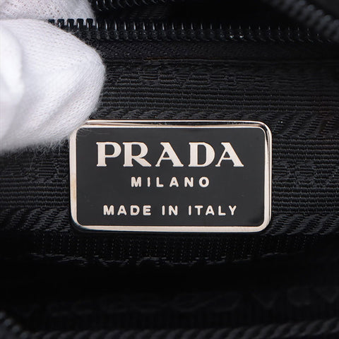 PRADA Nylon Shoulder Bag black WS15216
