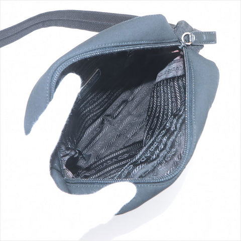 PRADA Nylon Shoulder Bag black WS15216