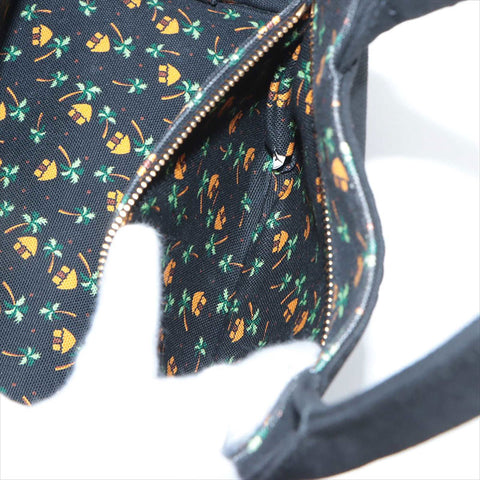 プラダ PRADA カナパ キャンバス 2WAYハンドバッグ 1BG439 無記名ギャラ ハンドバッグ ブラック WS15218
