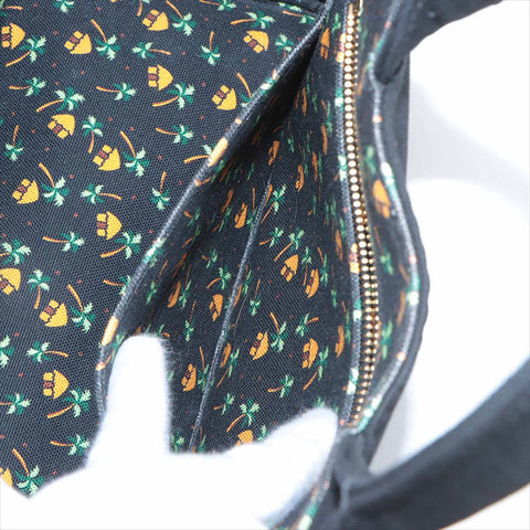 プラダ PRADA カナパ キャンバス 2WAYハンドバッグ 1BG439 無記名ギャラ ハンドバッグ ブラック WS15218