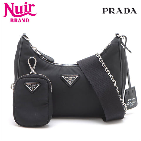 プラダ PRADA テスート ショルダーバッグ ブラック WS15220