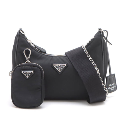 プラダ PRADA テスート ショルダーバッグ ブラック WS15220
