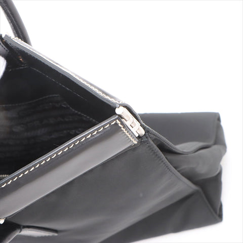 プラダ PRADA ナイロン×レザー トートバッグ ブラック WS15223