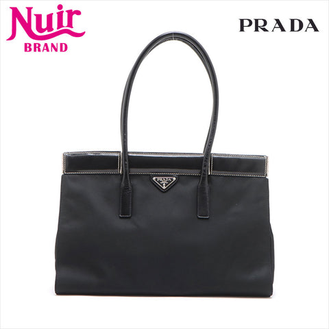 プラダ PRADA ナイロン×レザー トートバッグ ブラック WS15223