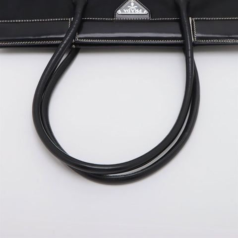 プラダ PRADA ナイロン×レザー トートバッグ ブラック WS15223
