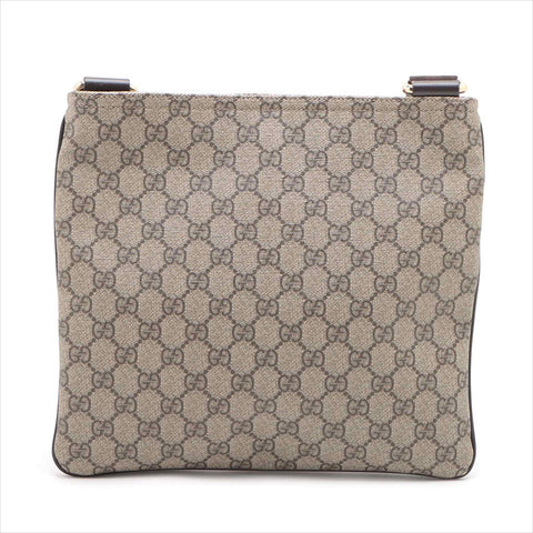 GUCCI GG Supreme 295257 Shoulder Bag Brown WS15224