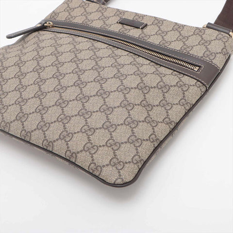 GUCCI GG Supreme 295257 Shoulder Bag Brown WS15224