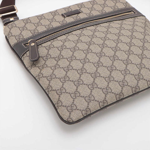 GUCCI GG Supreme 295257 Shoulder Bag Brown WS15224