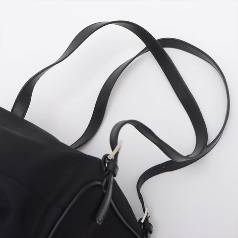 GUCCI Jackie Nylon x Leather Backpack Â· Daypack black WS15225