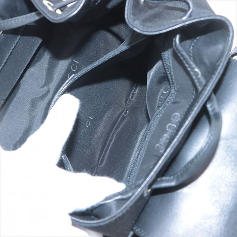 GUCCI Jackie Nylon x Leather Backpack Â· Daypack black WS15225