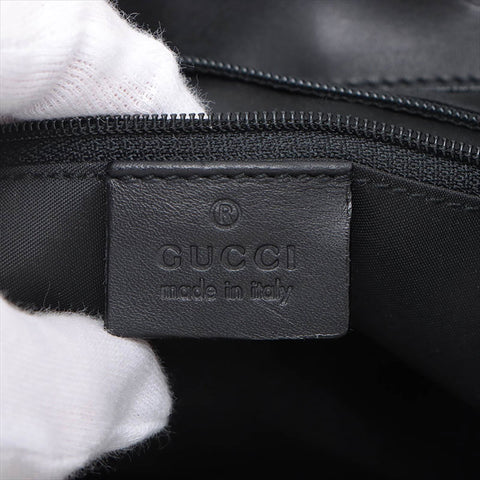 グッチ GUCCI ジャッキー ナイロン×レザー リュック・デイパック ブラック WS15225
