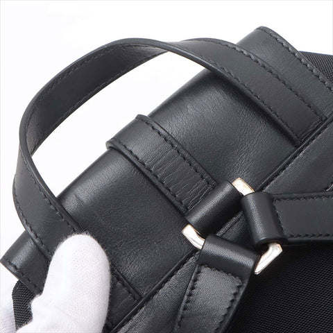 GUCCI Jackie Nylon x Leather Backpack Â· Daypack black WS15225