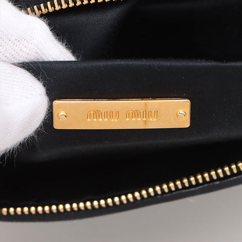 Miu Miu Materasse leather Shoulder Bag black WS15226