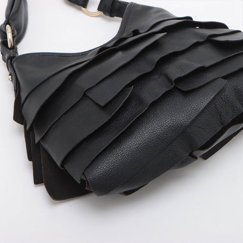 YVES SAINT LAURENT leather Shoulder Bag black WS15227