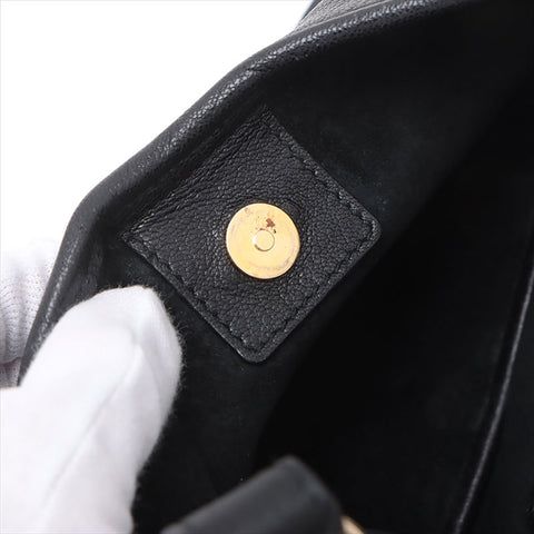 YVES SAINT LAURENT leather Shoulder Bag black WS15227