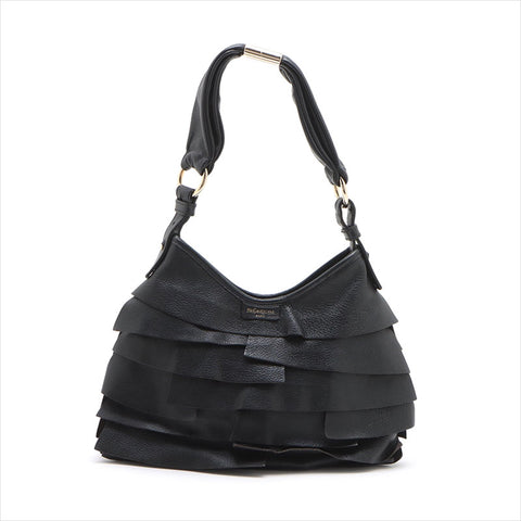 YVES SAINT LAURENT leather Shoulder Bag black WS15227