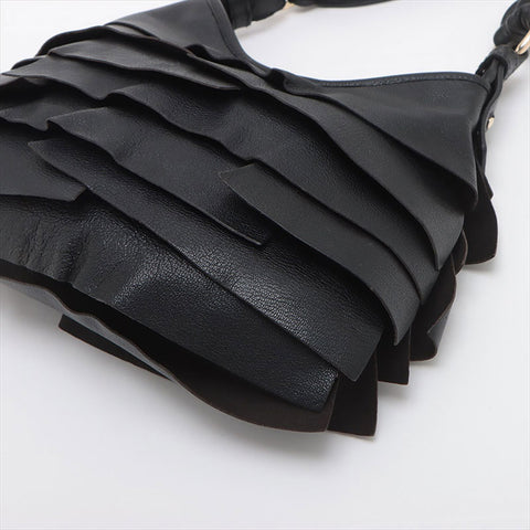 YVES SAINT LAURENT leather Shoulder Bag black WS15227