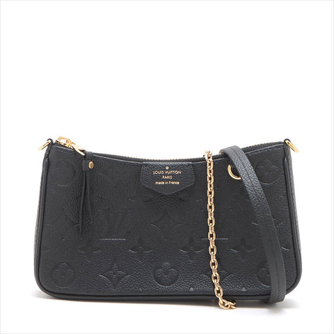 ルイ・ヴィトン LOUIS VUITTON モノグラム アンプラント イージーポーチ M80349 ショルダーバッグ ブラック WS15231