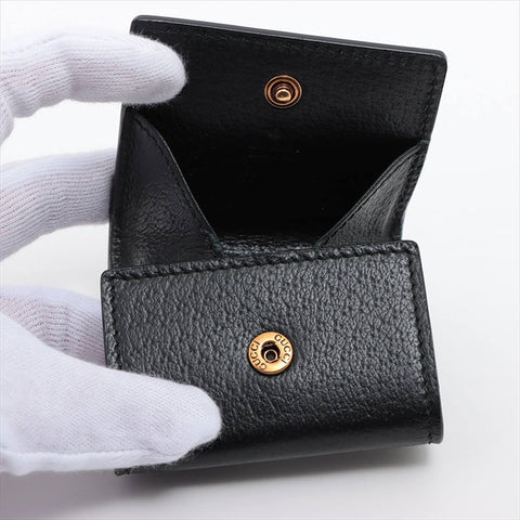 GUCCI GG Marmont 473959 Leather Coin case black WS15233