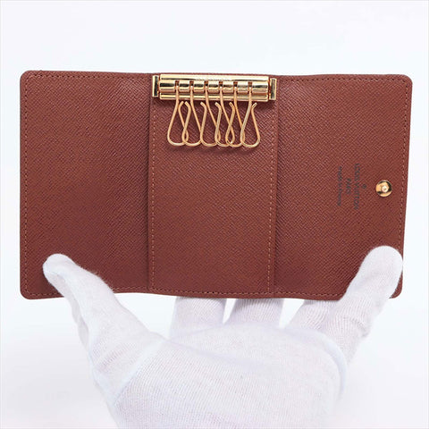 LOUIS VUITTON Monogram Multicles6 M62630 Key holder  Brown WS15236