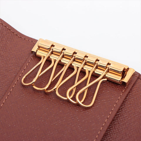 LOUIS VUITTON Monogram Multicles6 M62630 Key holder  Brown WS15236