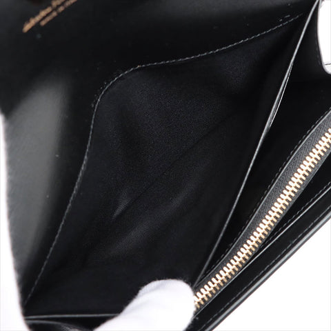Salvatore Ferragamo Vala Ribbon Leather Purse black WS15237