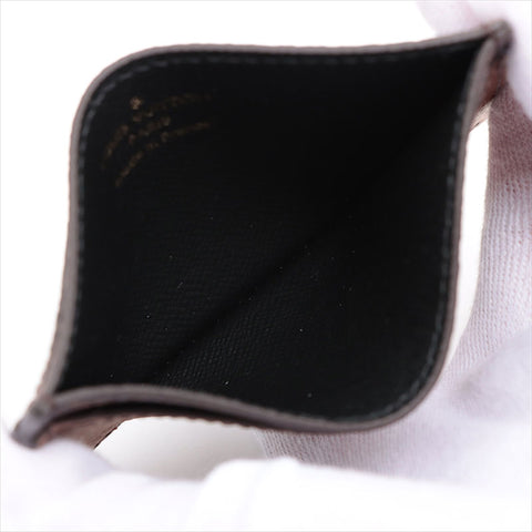 ルイ・ヴィトン LOUIS VUITTON モノグラムリバース ポルトカルトサーンプル M69161  RFID反応有 カードケース キャメル×ブラック WS15244