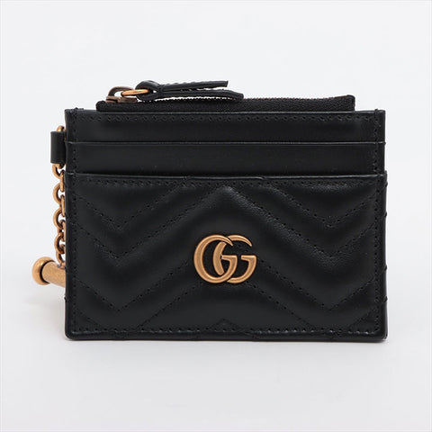 GUCCI GG Marmont 620764 Leather Coin case black WS15245