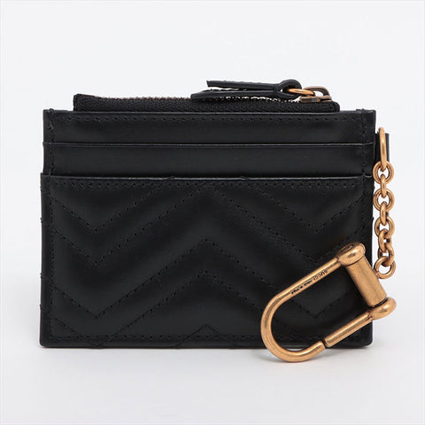 GUCCI GG Marmont 620764 Leather Coin case black WS15245