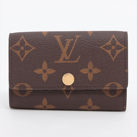 LOUIS VUITTON Monogram Multicles6 M62630 RFID responsive Key holder  Brown WS15246