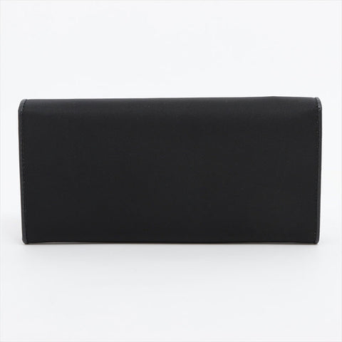 PRADA 1MH132 Nylon Wallet Purse black WS15248