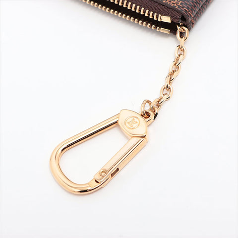 ルイ・ヴィトン LOUIS VUITTON ダミエ ポシェットクレ N62658 コインケース ブラウン WS15251