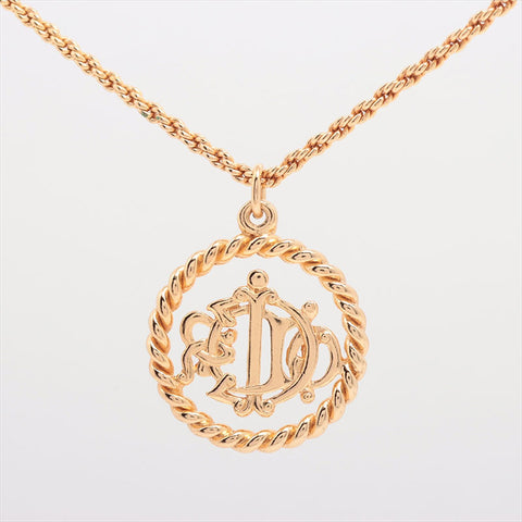 Christian Dior Gold Plated Necklace gold WS15255