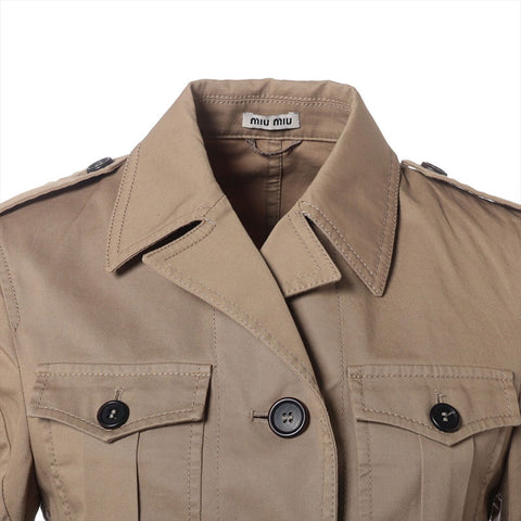 Miu Miu 2010 Cotton Size:38 Military Jacket beige WS15262