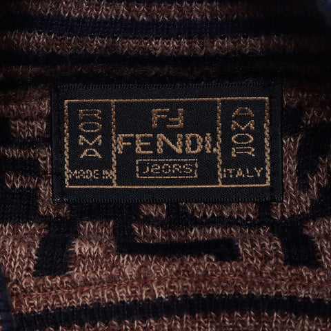 FENDI Zucca wool knit Brown WS15265