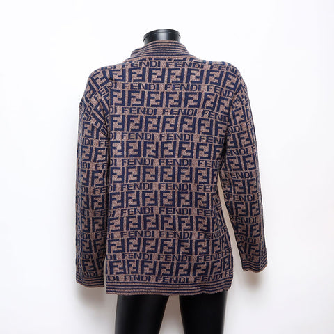 FENDI Zucca wool knit Brown WS15265