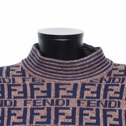 FENDI Zucca wool knit Brown WS15265