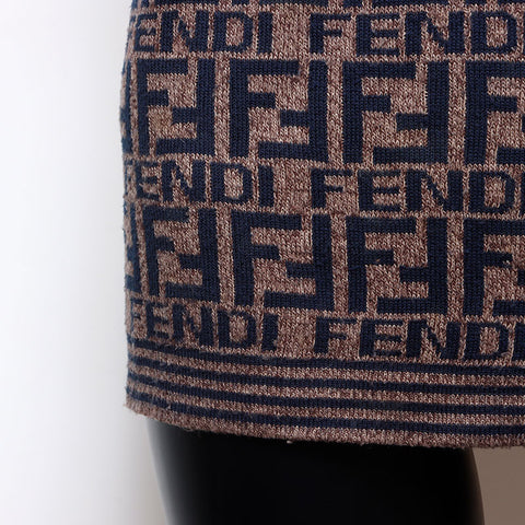 FENDI Zucca wool knit Brown WS15265